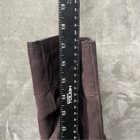 Colin Stuart Brown Suede Leather Slouchy Boots Women’s Size 9 - Picture 12 of 14